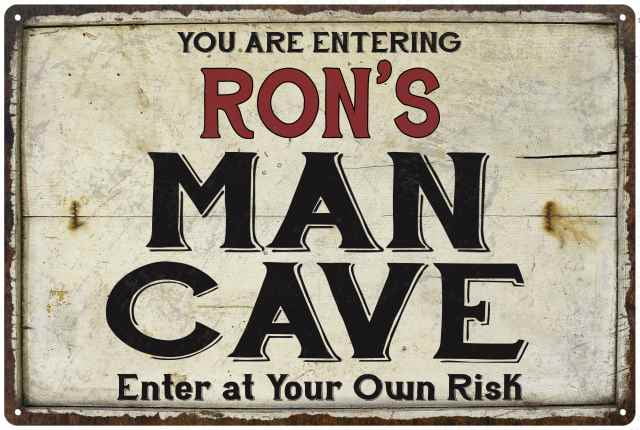 YOUR NAME/'S Garage Personalized Man Cave Metal Sign Decor Gift 112180014001