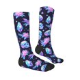 thumbnail image 3 of Fotbe star Skull flower crystal print Women's Men's Novelty Crew Socks Cotton Socks Knee High Socks for Walking,Running,Nurses,Pregnancy, 3 of 8