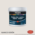 thumbnail image 5 of Cretosil Pintura Vinil Acrílica Mate Interior/Exterior 4 Litros (Color Blanco Ostión), 5 of 5