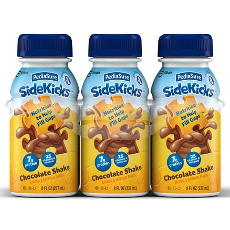 PediaSure SideKicks, High Protein Nutrition Shake for Kids, Chocolate, 8 fl oz (Pack of 24)