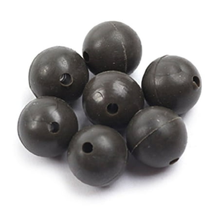 100Pcs Soft Plastic Shock Beads Fishing Baits Eggs Rig Bead Fishing Shock Beads