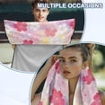 thumbnail image 5 of KUIFORTI Cherry Blossoms Car Seat Towel Cover for Yoga,Gym,Workout,Sports,Running,Camping and Beach Washable Quick-Dry Athletic Running Towel Seat Auto Accessories, 5 of 7