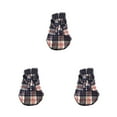 thumbnail image 3 of Ropa para perros Greeniant chaleco a cuadros a rayas para cachorros poliéster grueso, 3 of 6