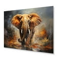thumbnail image 2 of Designart "Wild Spirit of Elephants" Animals Metal Art Living Room, 2 of 5