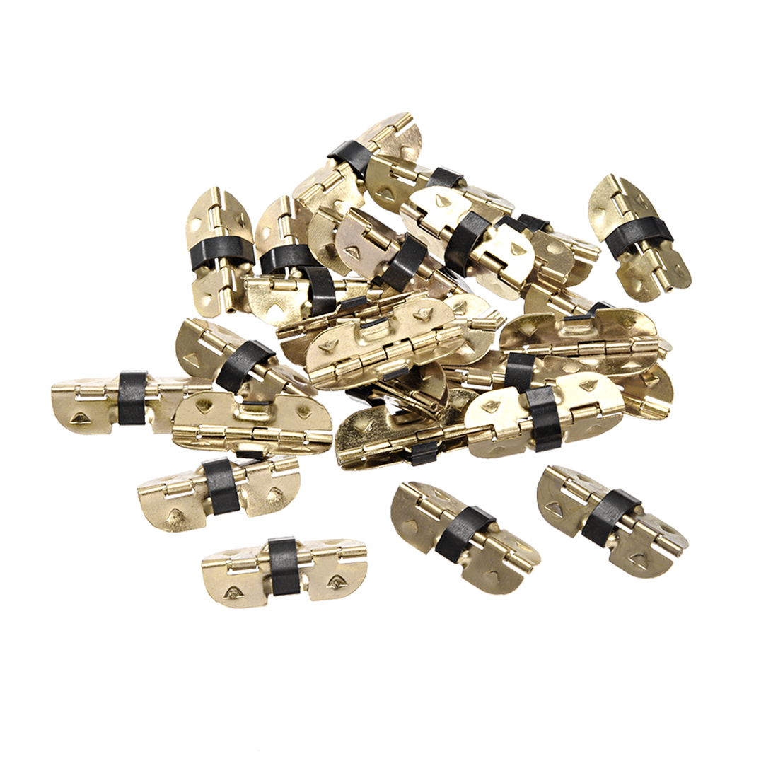 Uxcell Spring Loaded Hinges for Glasses Case Jewelry Wooden Box 30mm