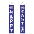 thumbnail image 6 of Dopebox Outdoor Landscaping Decor Easter Porch Sign Happy Easter Banner Indoor Outdoor Wall Hanging Flag Banners, Tools & Home Improvement (BLACK), 6 of 9