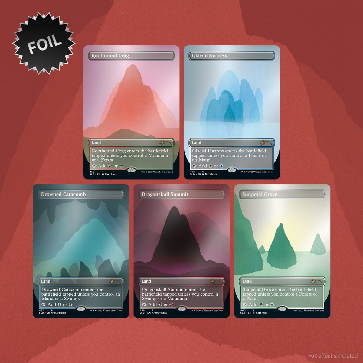 MTG Magic The Gathering Secret Lair: Normal Guys Foil Cards