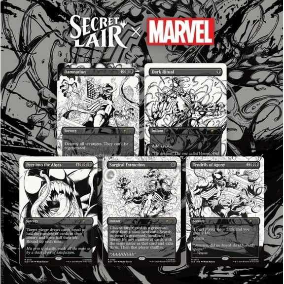 Magic the Gathering Secret Lair x Marvel's Spider-Man: Venom Unleashed (Inks) (Non-Foil)