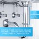 thumbnail image 3 of Sifón universal para lavabos y fregaderos-Drenaje de lavabo tubular-Trampa adaptativa de sifón y olor con agujeros de limpieza + Instrucciones Feliz Sencillez, 3 of 5