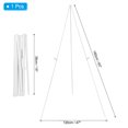 thumbnail image 2 of Unique Bargains 63inch Easel Stand for Painting, Art Easel Stand Large Portable Tripod Aluminum for Signs Poster Display, White, 2 of 7