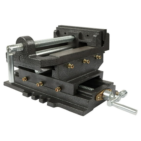 LABLT 6" Cross Sliding Drill Press Vise Slide Vice Heavy Duty Machine Shop Grip Tools