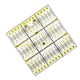 thumbnail image 2 of Regla de líneas de cuadrícula de doble color, regla de acolchado acrílica cuadrada, herramienta de medición de dibujo hecho a mano para coser Methold HA1153-00B, 2 of 6