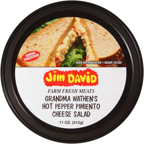Jim David Farm Fresh Meats Grandma Wathen's Hot Pepper Pimento Cheese