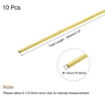 thumbnail image 2 of Brass Rod,Brass Solid Round Rod 1.8mm x 200mm Lathe Bar Stock 10pack, 2 of 4