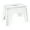 White, variant on Simplify 12" Plastic Folding Single Step Stool in White
