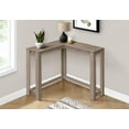 thumbnail image 3 of Monarch Specialties Table D'appoint, Console, Entrée, Étroit, Coin, Salon, Chambre À Coucher, Stratifié, Brun, Contemporain, Moderne, 3 of 4