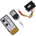 thumbnail image 1 of Kit de interruptor de Control remoto de cabrestante inalámbrico, Kit de receptor remoto DC12V 24V con llavero remoto para puerta de garaje, camión, ATV, SUV, barco, 1 of 5