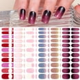 thumbnail image 2 of 22Posts Nail Art Stickers UV Gel Polish Nail Wraps Strips Full Cover Colorful Nail Polish Stickers Decals Manicure Tool, 2 of 21