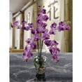 thumbnail image 2 of Nearly Natural Phalaenopsis Liquid Illusion Silk Flower Arrangement, Mauve, 2 of 2