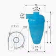 thumbnail image 2 of Colector de Polvo CiclóN Mini PequeñO Extractor Industrial Herramienta de CarpinteríA Aspiradora Filtro SeparacióN Hogar DIY, 2 of 5