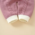thumbnail image 6 of Baby Rompers Clothes Autumn Winter Sleeveless Knitted Newborn Boys Girls Jumpsuits Hats Caps Outfit Sets Toddler Infant Playsuit, 6 of 6