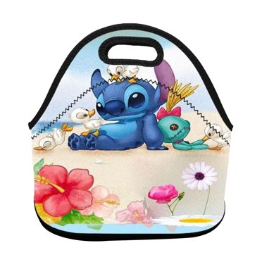 Stitch Lunch bag Insulated lunch box Tote Bag Reusable washable picnic bag
