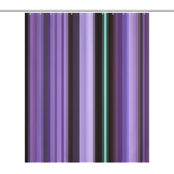 3D Abstract Lines Shower Curtain Modern Home Bathroom Bathtub Decor Waterproof Fabric with 12PCS Hooks