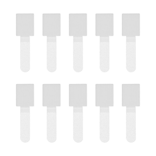 Lot de 10 Sangles de Gestion Auto-Attaches Réutilisables Réglables pour Organiser les Données Fils Écouteurs sous Table Cordon Gestion pour Maison Collège Papier Ligné Notes Collantes Encre Phosphorescente