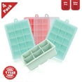 thumbnail image 2 of Ice Cube Mold - Kitchen Ice Grid - Ice Tray, 2Pc(2*Ice Lattice - Blue), 2 of 5