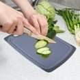 thumbnail image 5 of KQJQS Plastic Cutting Boards For Kitchen Dishwasher Safe, Extra Large Cutting Board For Meat With Grooves, Easy Grip Handle, Non-Slip, With Grinding Area, 5 of 7