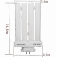 thumbnail image 5 of Fml 27ex-n 27w 4-pin square energy-saving compact fluorescent lamp 6500k 4 rows Bulb High quality null none., 5 of 5