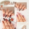 thumbnail image 4 of Gellen Gel Nail Polish Kit, 16 Colors Gel Polish Neutral Wine Browns Soak off Nail Gel Polish Set with Top and Base Coat, UV Nail Gel DIY Salon Nail Art Valentine Gift for Women, 4 of 11