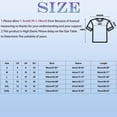 thumbnail image 3 of Towmus Plus Size Tops for Women Tunic Halloween Dress Shirts 3/4 Sleeve V Neck Flowy Ladies Clothes for Loose, 3 of 6