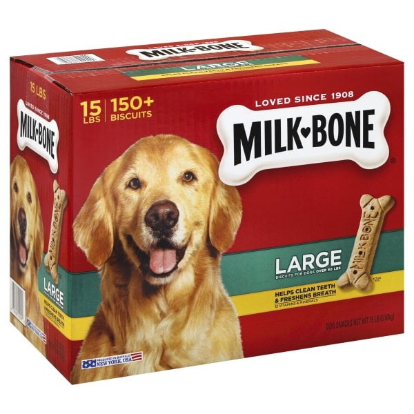 MilkBone Original Dog Biscuits Large, 15Pound