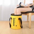 thumbnail image 2 of INUO Collapsible Bucket Compact Portable Folding Water Container Fishing Bucket Outdoor Wash Basin Foot, 2 of 9