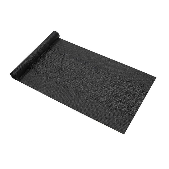 IH Casa Decor Vinyl Table Runner 54" Diamond Band Black - Set of 2