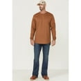 thumbnail image 2 of Hawx Men's Fr Logo Long Sleeve Work T-Shirt - FRF19K4-RUST COPPER XX-, 2 of 4