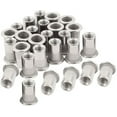 thumbnail image 1 of ORUYROP 40pcs 10-24 Rivet Nuts Threaded Insert Nutsert Rivnuts Stainless Steel 10-24UNC, 1 of 3