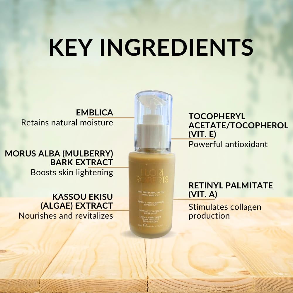 Flori Roberts Moisture Serum, Reduces Appearance of Dark Spots, Lines and Wrinkles, Serum for Women