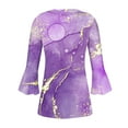 thumbnail image 5 of Dyegold Womens Tops And Blouses Ladies Womens 3/4 Sleeve Tops Womens Tops Plus Size Work Office Sport Long Sleeve ​Trendy Tunic Tops ​Casual Tops For Women Trendy ​Free Shipping, 5 of 5
