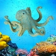 thumbnail image 4 of realistas de pulpo de animales del , estatua de pulpo de plástico para juegos de cumpleaños, artículos de juguete educativos B Macarena estatuilla de animales marinos, 4 of 8