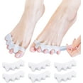 thumbnail image 1 of Pack De 6 Separadores De Dedos Corrector De Juanetes Hallux Valgus, Separadores De Dedos Suaves, 1 of 5