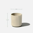 thumbnail image 4 of Veradek Demi Series  12" Plastic-Stone Planter - Sand, 4 of 10