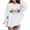 White, variant on Lorytime Hoodies for Girls with Bows Boys Christmas Sweatshirt Long Sleeve Tops Drop Shoulder Cute Pullover Yellow 7 Years