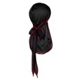 thumbnail image 3 of Gorra para mujer cabeza Rag Negro Sunnimix Gorra de cola larga, 3 of 8