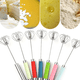 thumbnail image 5 of Batidor de acero inoxidable, 10"/12"/14" Batidor manual semiautomático para batidores de cocina Adepaton CPB-US-YYM729-3, 5 of 5