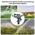 thumbnail image 5 of Luxcidy 1/2" Impact Sprinkler Adjustable 0-360Degree,Rotation Water Sprinkler Head for Garden Irrigation (Black), 5 of 6