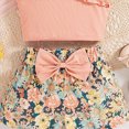 thumbnail image 6 of Toddler Girl Clothes 2T 3T 4T 5T 6T 7T 8T Toddler Baby Girls Summer Clothes Outfits Ruffle Sleeveless Top Shirt Cute Shorts Set Kaprioy, 6 of 9