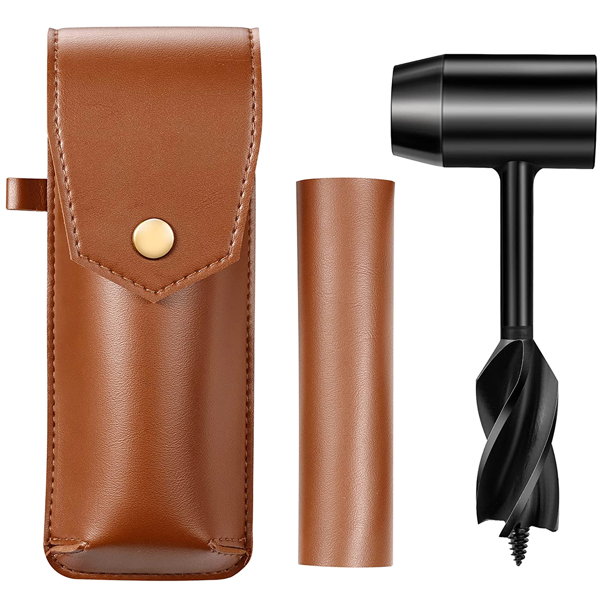 Eummy Bushcraft Hand Drill Carbon Steel Manual Auger Drill Portable