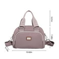 thumbnail image 3 of CASAFUN Oxford Sling Bag Tote Crossbody Shoulder Bag with Multiple Pockets for Women, Mini Casual Satchel Hobo Handbag Messenger Purse Backpack for Travling and Shopping, 3 of 9